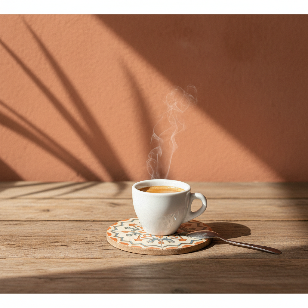 Sun-Drenched Italian Café Mornings