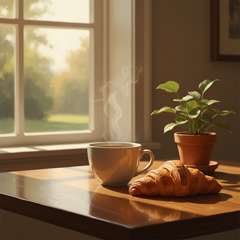 Sunrise Sips and Soft Melodies