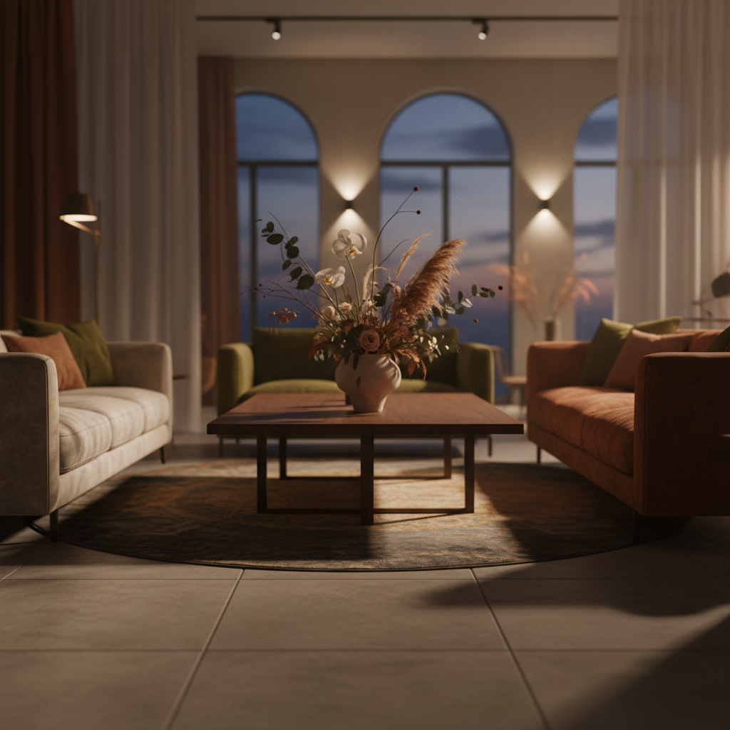 Sophisticated Salon Evening Ambiance