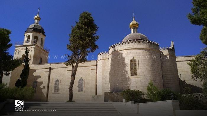 Scenes from Al-Maskobiya Church, Known as "The Lonely Church" in Hebron