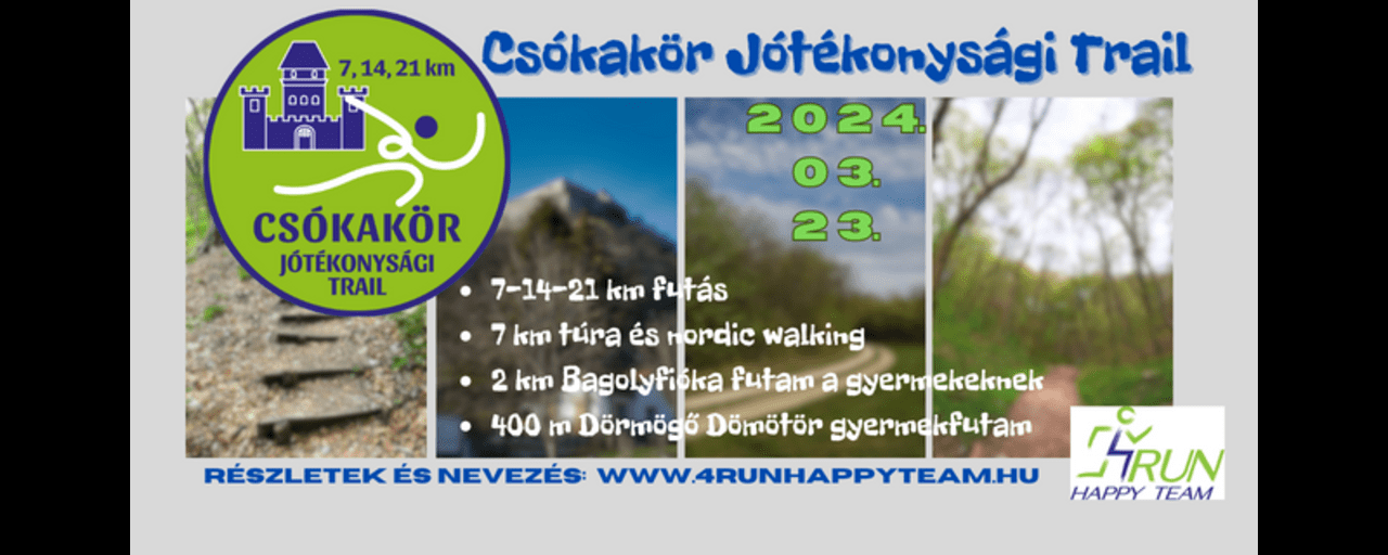 Hódítsd meg a várat! Csókakör Trail 7-14-21 km