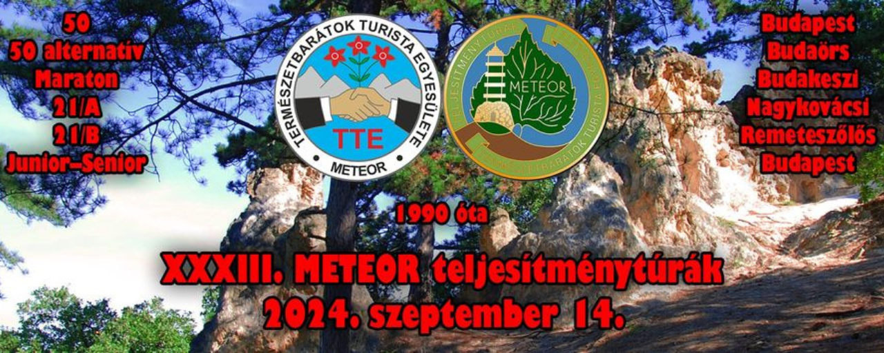 XXXIII. Meteor teljesítménytúrák