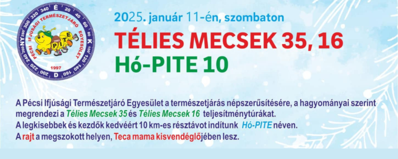 Télies Mecsek - 35 / 16 / Hó-PITE