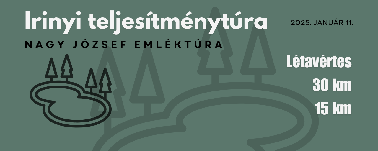 Irinyi teljesítménytúra - Nagy József emléktúra 15km / 30km