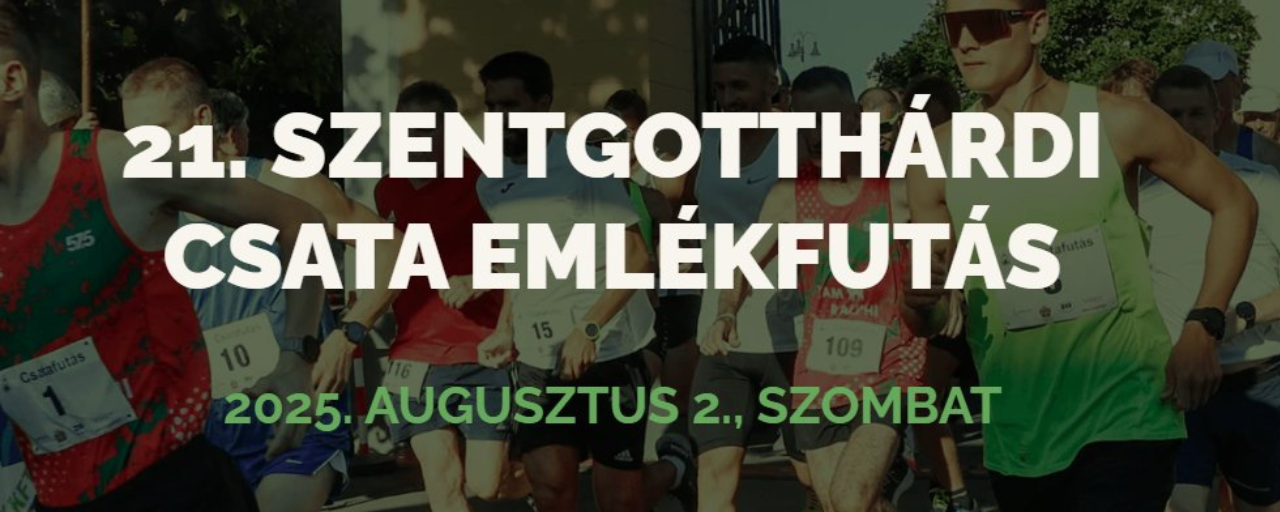 21. SZENTGOTTHÁRDI CSATA EMLÉKFUTÁS