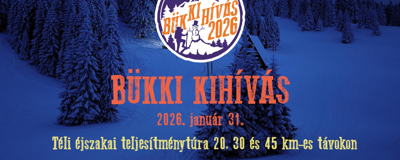 Bükki kihívás 2026 - 20 km / 30 km / 45 km