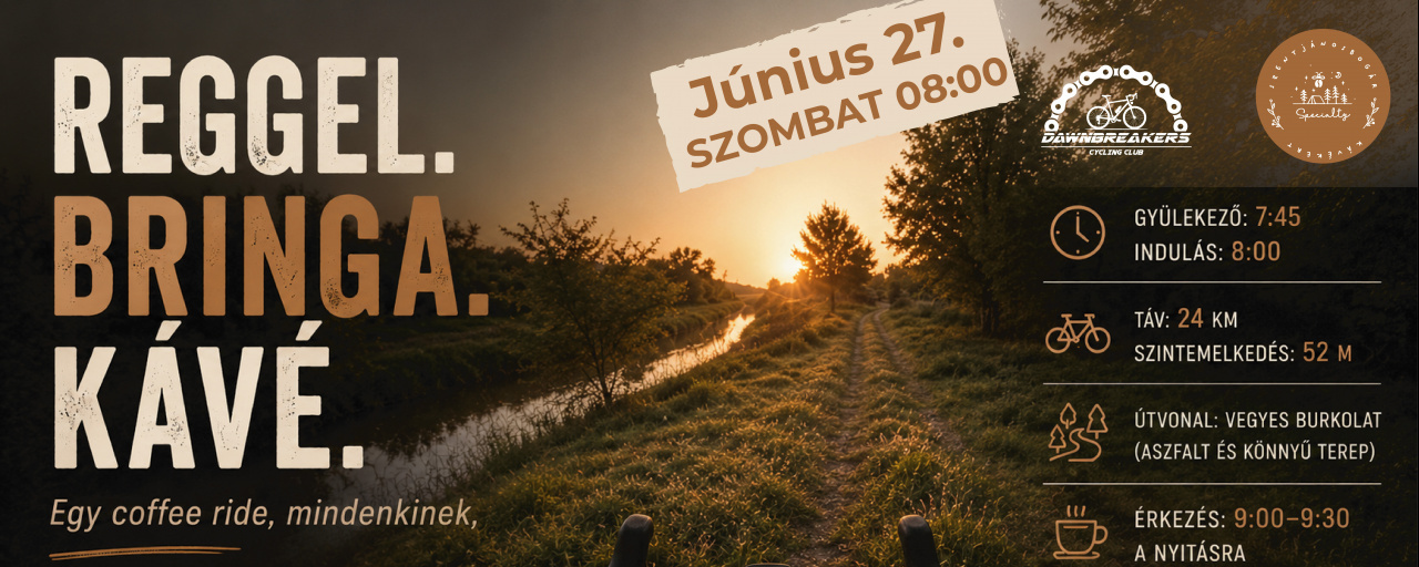 Dawnbreakers X Szentjánosbogár Specialty Kávékert I Coffee Ride
