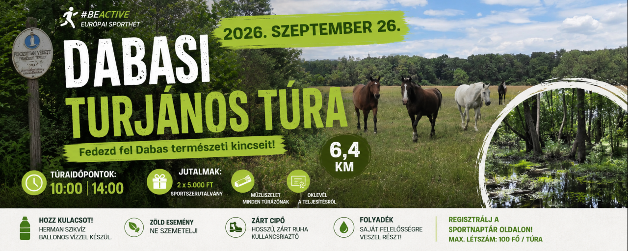 Dabasi turjános túra - #beactive