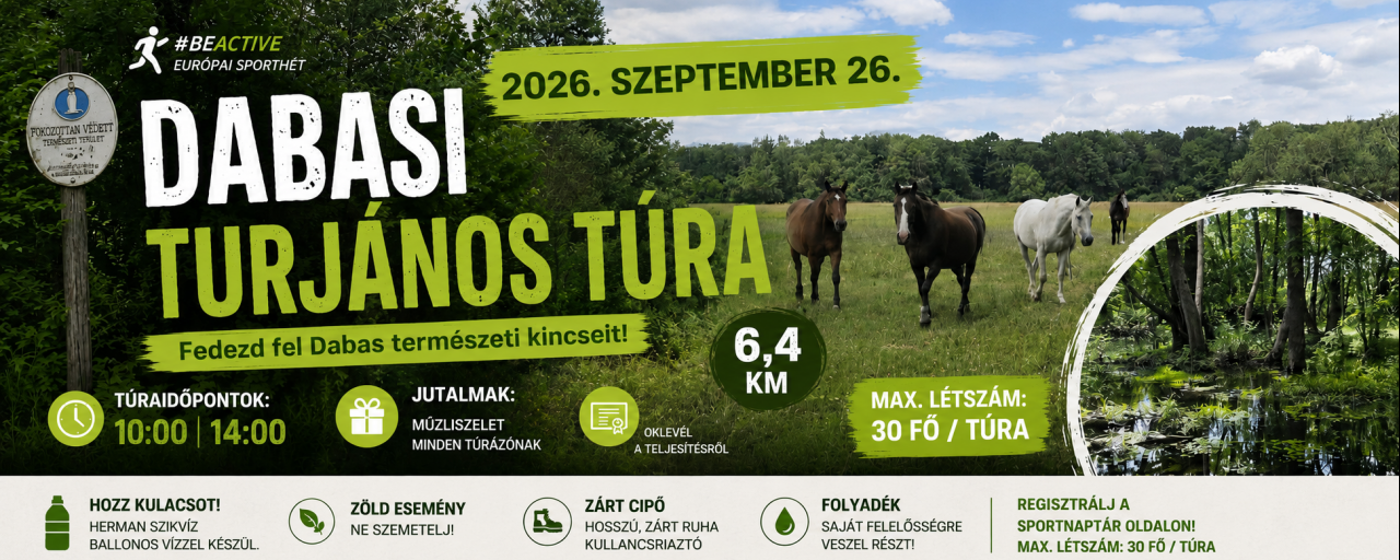 Dabasi turjános túra - #beactive