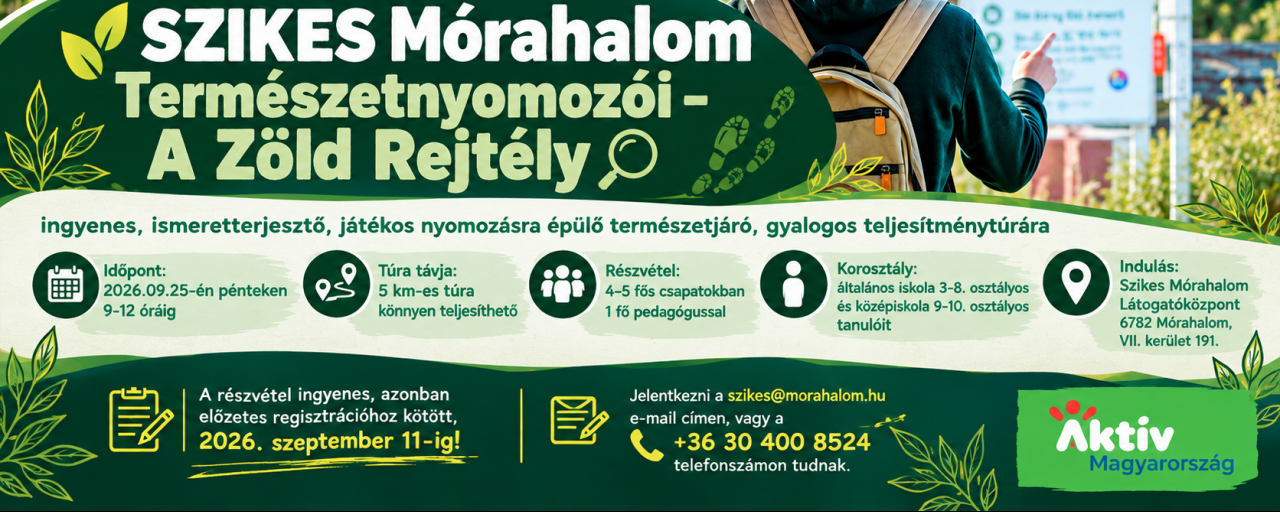 SZIKES Mórahalom Természetnyomozói – A Zöld Rejtély