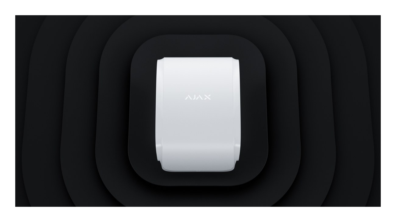 Ajax DualCurtain Outdoor Jeweller