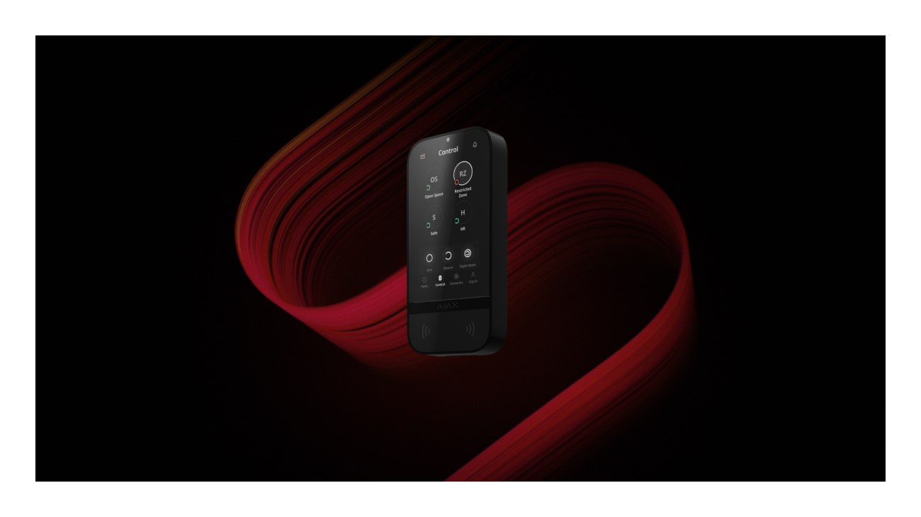 Ajax Superior KeyPad TouchScreen G3 Jeweller