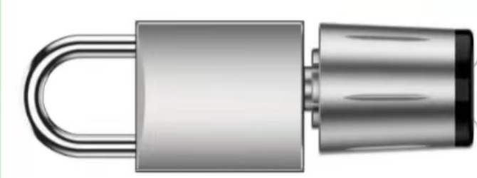 Nordlox 5B05 — Elektronisk hængelås (RFID + App)