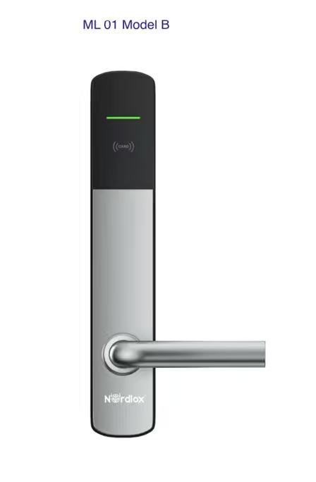 Nordlox ML01 Model B — Smart dørlås med RFID-kort