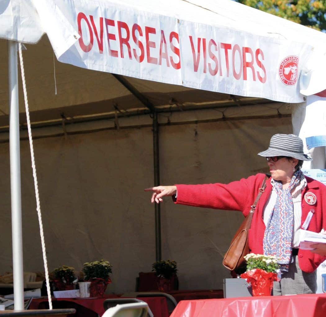 Montgomery Is the Best Medicine The overseas visitors tent
