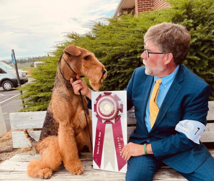 Longvue Airedale Terriers | Todd and April Clyde
