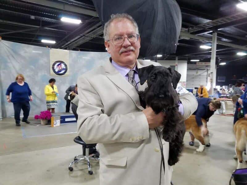 Mike Turner of Bluefire Cesky Terriers