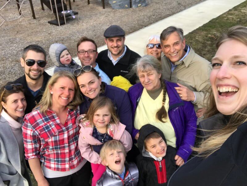 Jamie donelson with her family