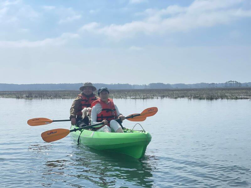 Kayaking to see wild horses in Cincateague