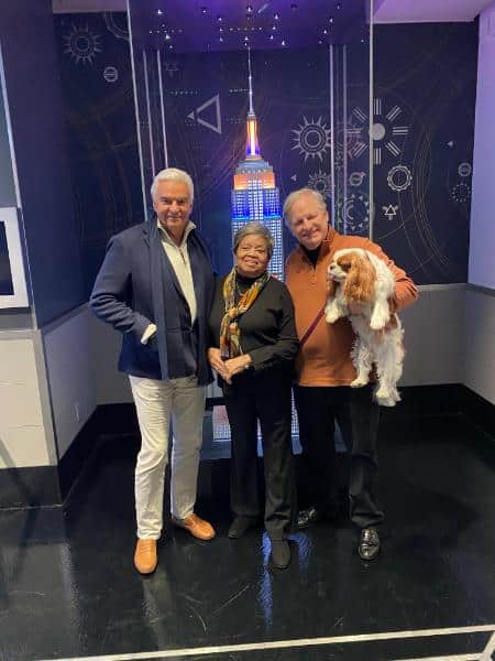 National Dog Show Hosts at the Empire State Building
