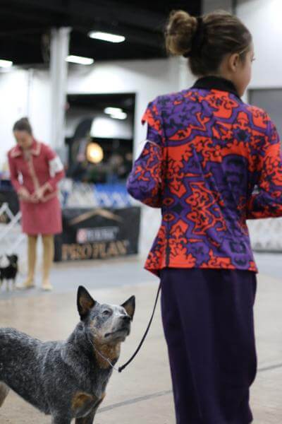 Leah Graham at a dog show.
