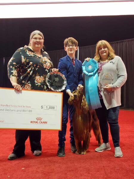 ‘Stryker’ & Adam Kucera - AKC 2023 NOHS Best in Show