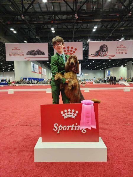 ‘Stryker’ & Adam Kucera - AKC 2023 NOHS Best in Show