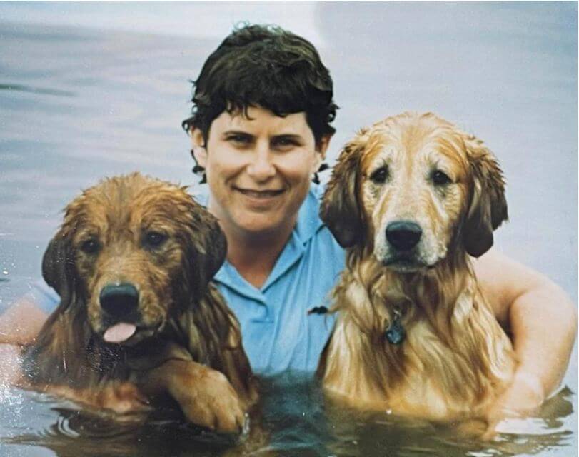 From the archives - Cajun is the dog on the right (my left)