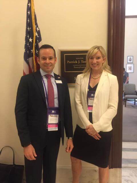 Joseph Buchanan arriving on Capitol Hill in DC to educate Congress on proposed legislation to improve hospice access