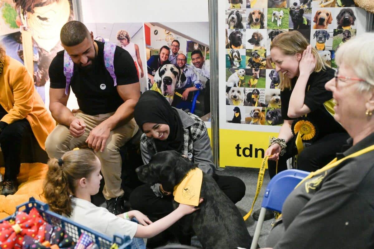 People at a dog show