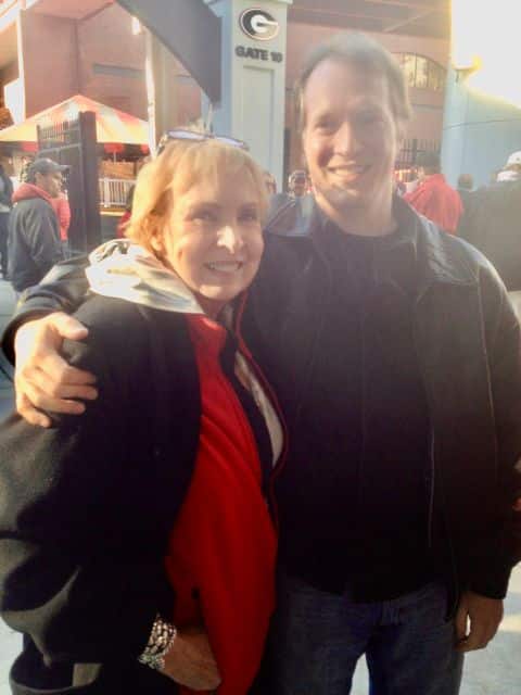 GA Bulldogs Game Day at Sanford Stadium with my son, Todd Turner.