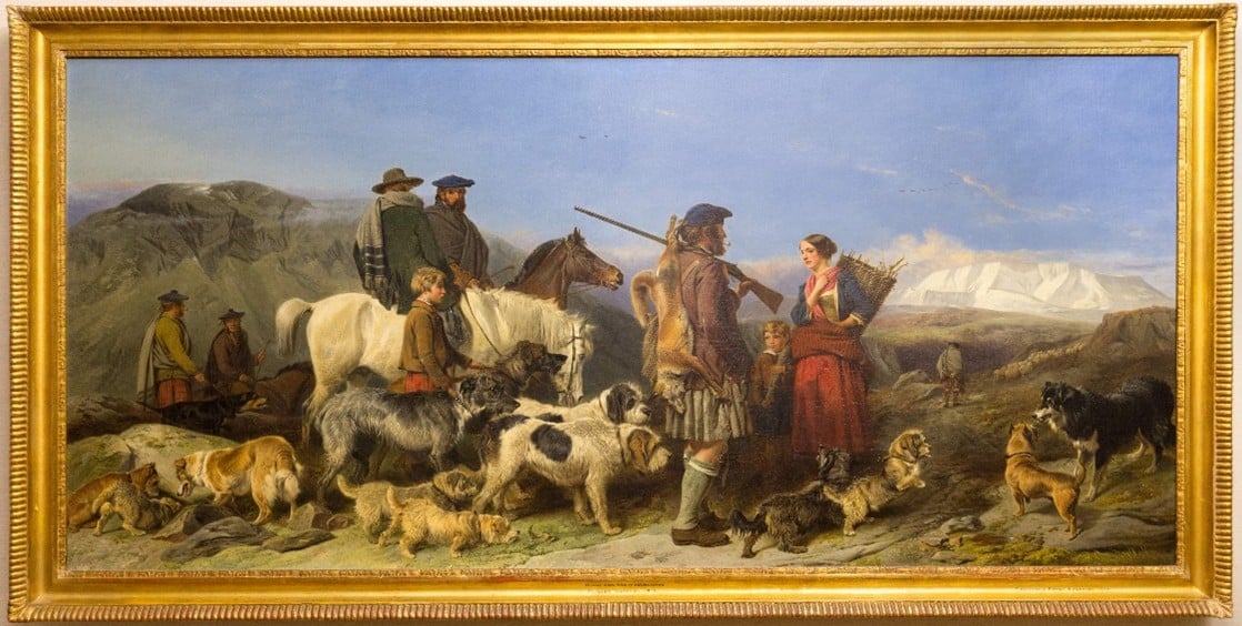 Richard Ansdell, Highland Tod, Fox Hunter, 1859. Oil on Canvas. Collection of the American Kennel Club