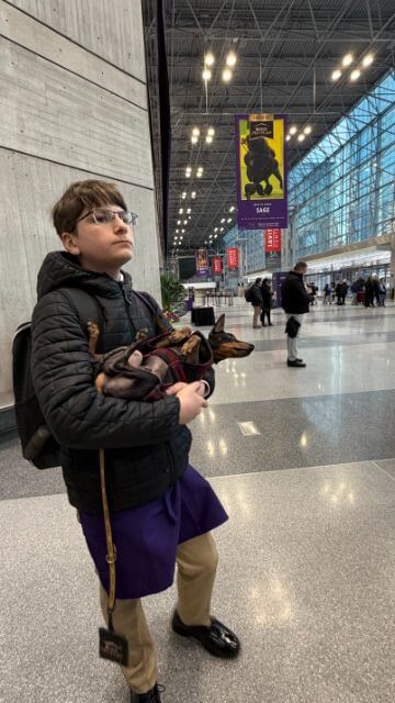 Waiting on the bus to The Garden.