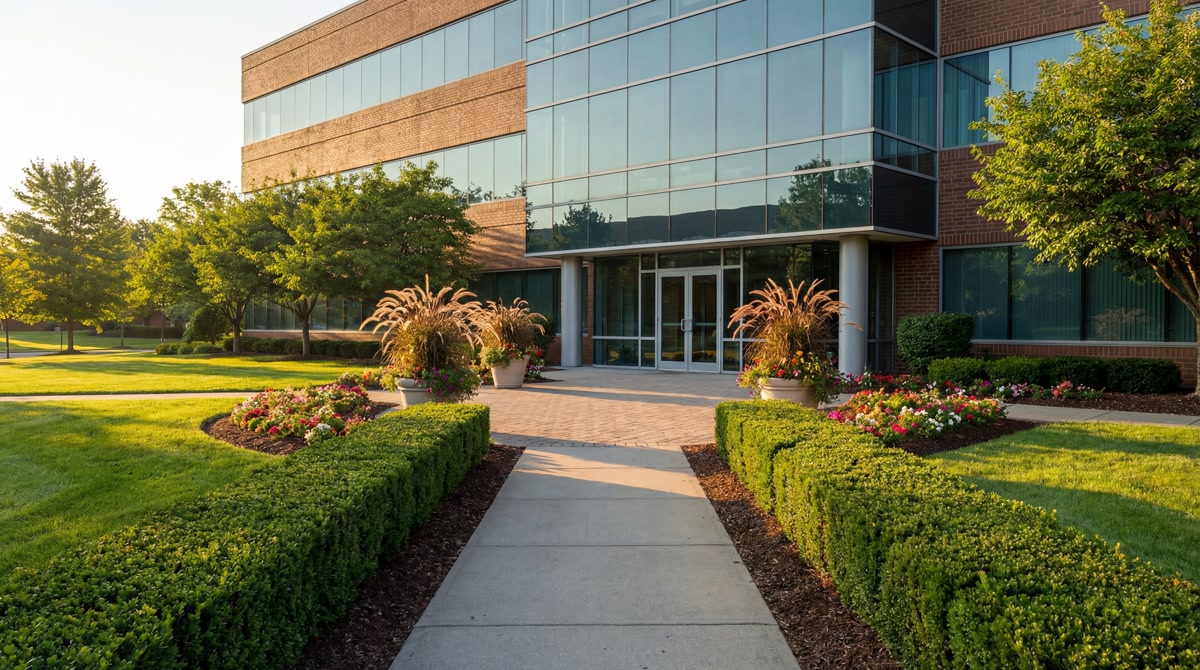 Commercial office landscaping