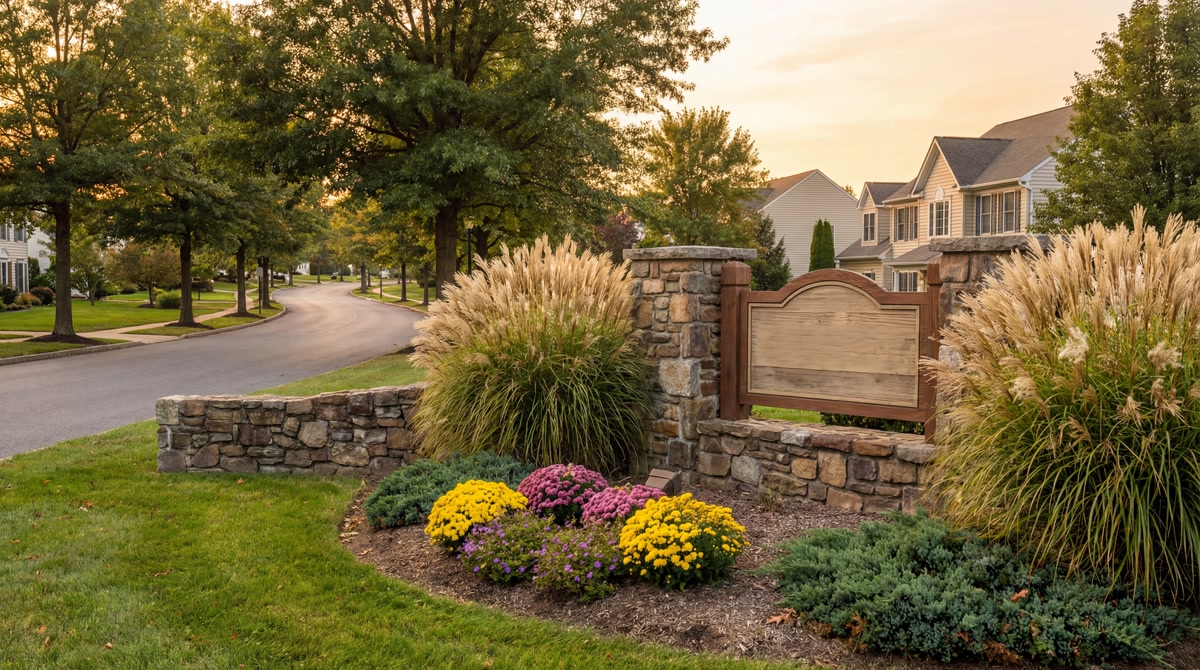 HOA community landscaping