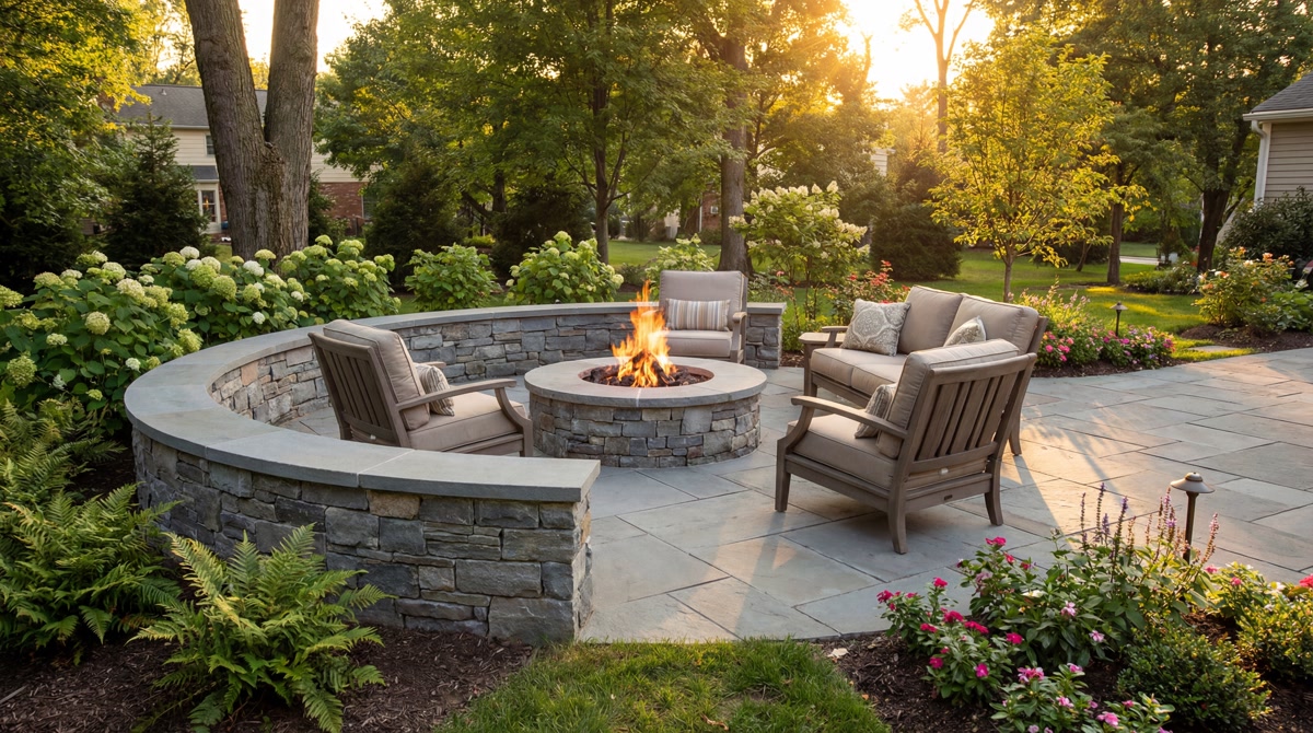 Stonework and hardscaping