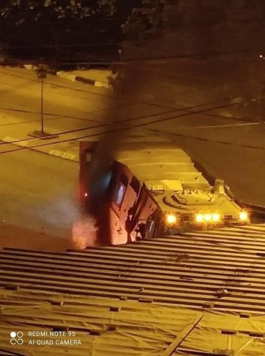هل تعود هذه الصورة لتفجير آلية للاحتلال في بلدة السيلة؟
