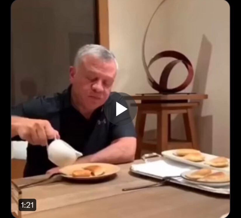 فيديو قديم للملك عبد الله ولا علاقة له بالحرب على غزة