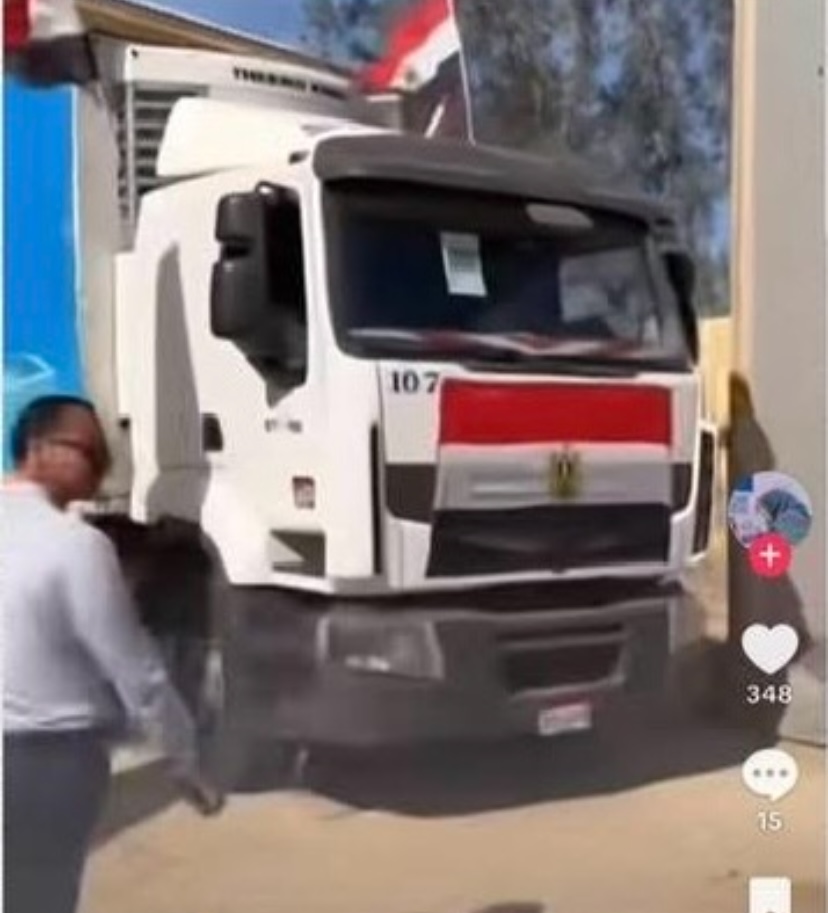 فيديو قديم يُعاد تداوله على أنه دخول شاحنات مساعدات إلى غزة