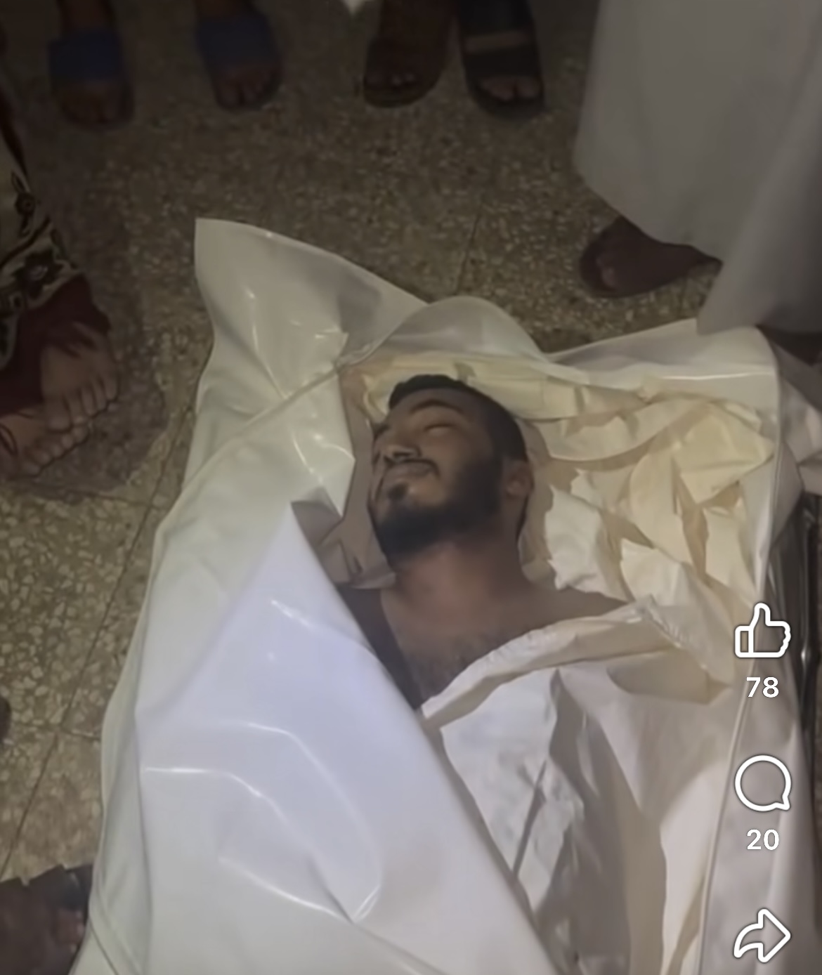 الصورة تعود للشاب طارق دلول وليس لشاب ليبي يدعى حمزة الورفلي