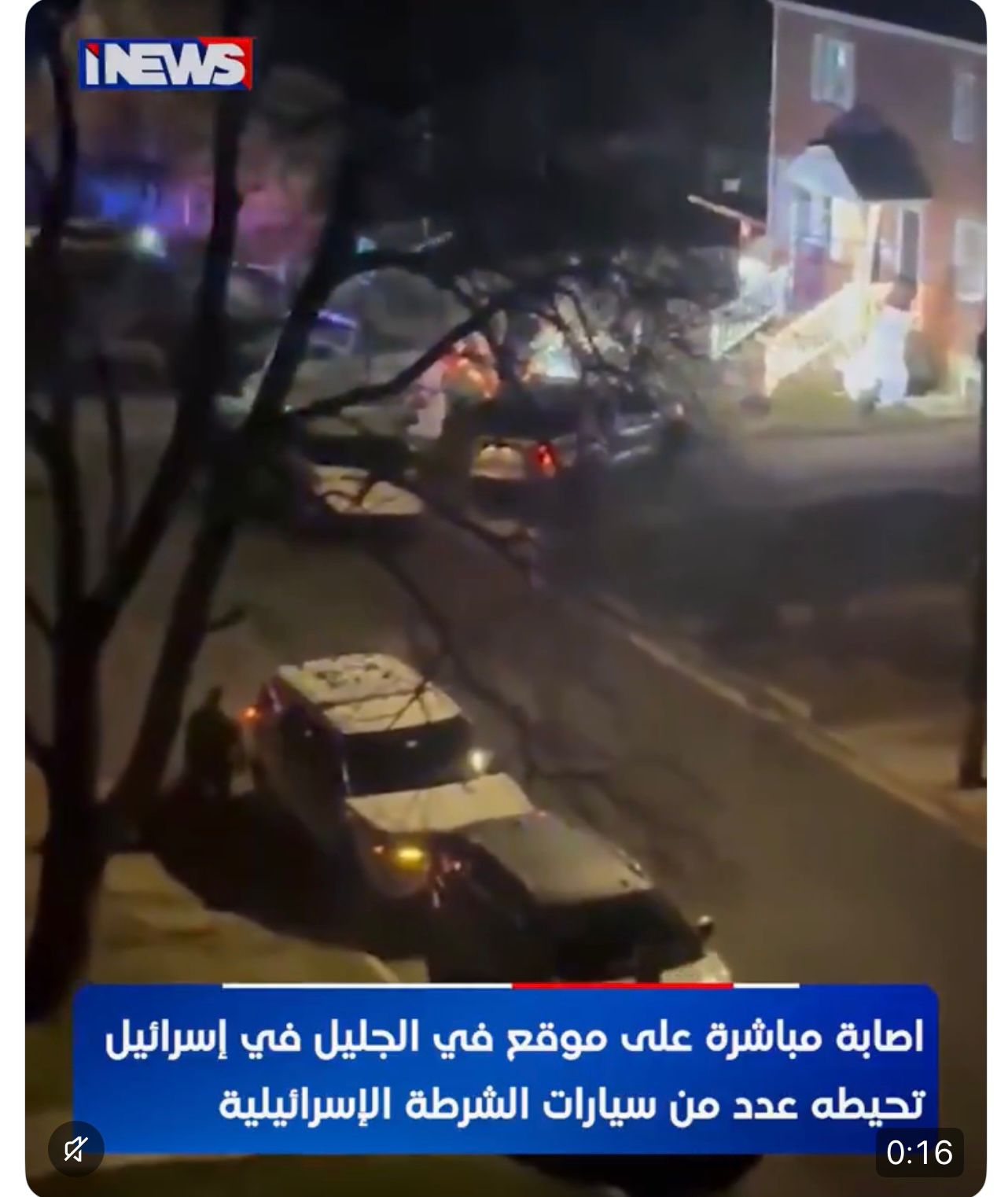 الفيديو قديم ولا يظهر قصف في الجليل 