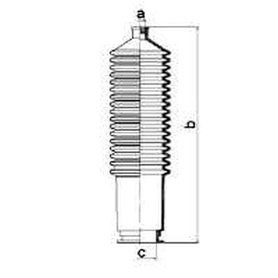 Joint-soufflet, direction SPIDAN 83964