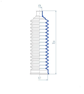 Joint-soufflet, direction SPIDAN 84154