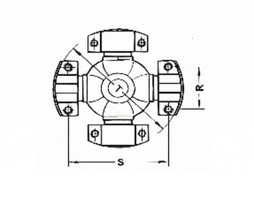 Joint, arbre de transmission SPIDAN U 660