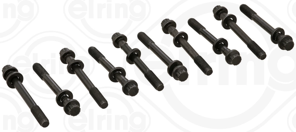 ELRING 003.930 — Комплект болтів головки цилідра HYUNDAI/MITSUBISHI 2,0/2,4 16V G4BP/G4BS/G4JP/G4JS/4G63/4G64 (вир-во