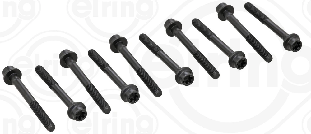 ELRING 111.590 — Комплект болтів з головкою системи TORX з чорного металу