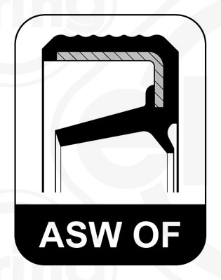 Bague d'étanchéité, vilebrequin ELRING 441.170