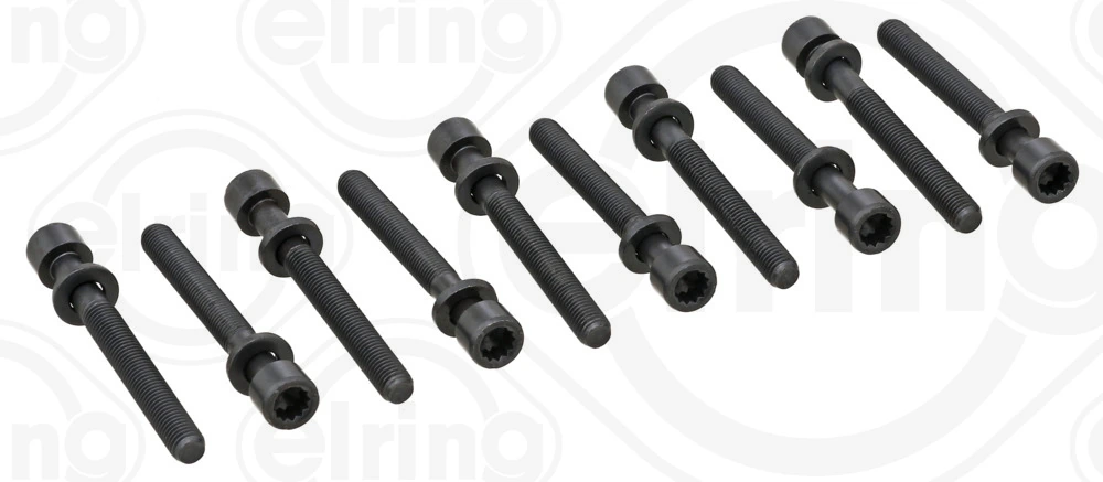 ELRING 819.817 — Комплект болтів з головкою системи TORX з чорного металу