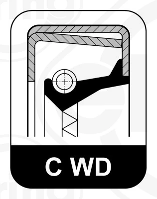 Bague d'étanchéité, différentiel ELRING 008.745