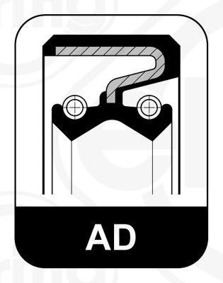 Bague d'étanchéité, différentiel ELRING 523.770